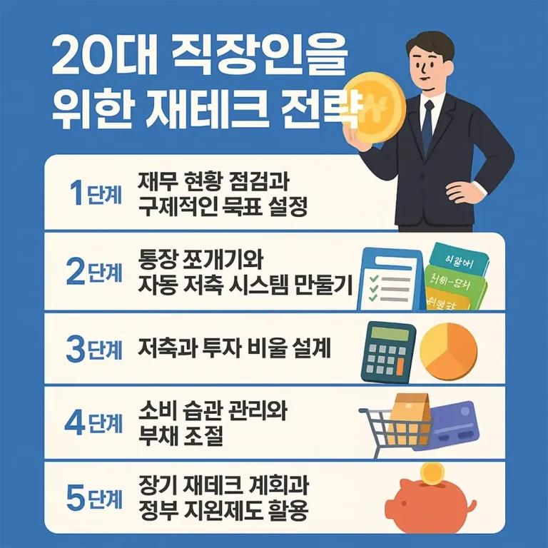 20대 직장인을 위한 재테크 전략 사회 초년생부터 시작하는 자산 형성 로드맵