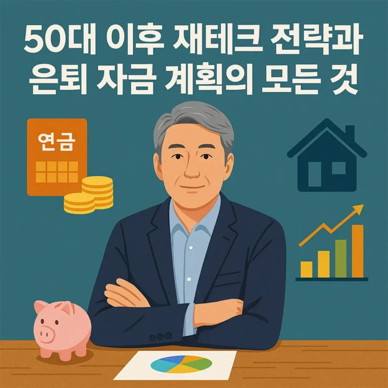 50대 이후 재테크 전략과 은퇴 자금 준비 방법 (1)