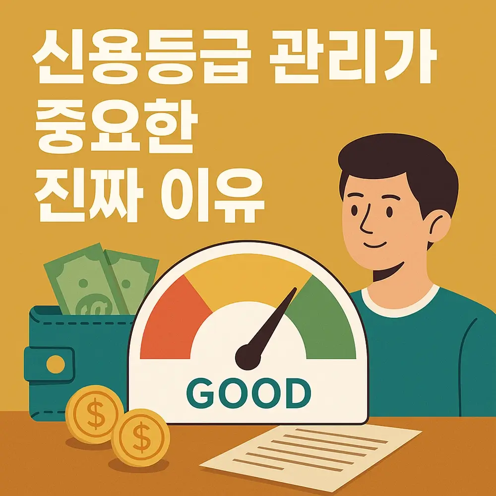 신용등급 관리가 중요한 진짜 이유