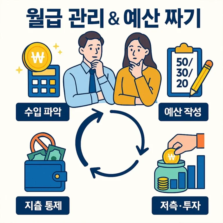 월급 관리 잘하는 법과 예산 짜기 전략