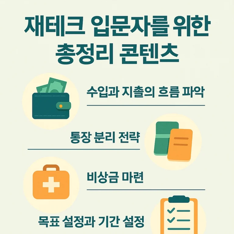 재테크 입문자를 위한 콘텐츠 총정리