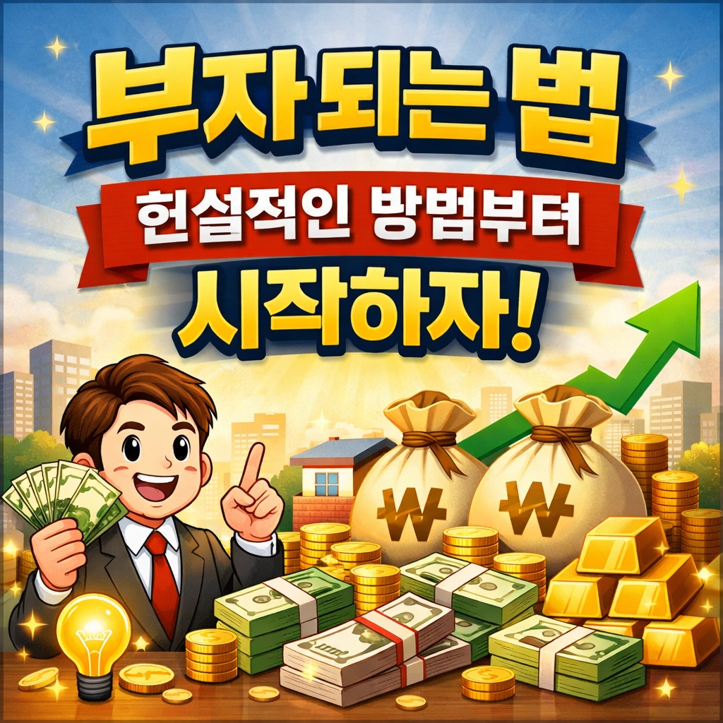 부자 되는 법, 현실적인 방법부터 시작하자