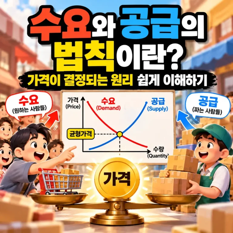 수요와 공급의 법칙 쉽게 이해하기 (1)
