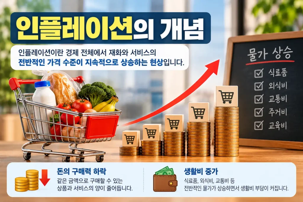 인플레이션, 오르는 물가의 개념