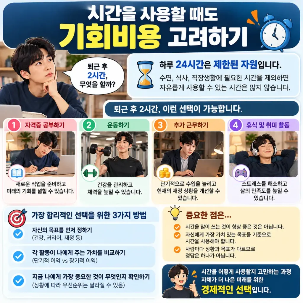 퇴근 후 2시간, 현명한 시간 선택 가이드 (1)