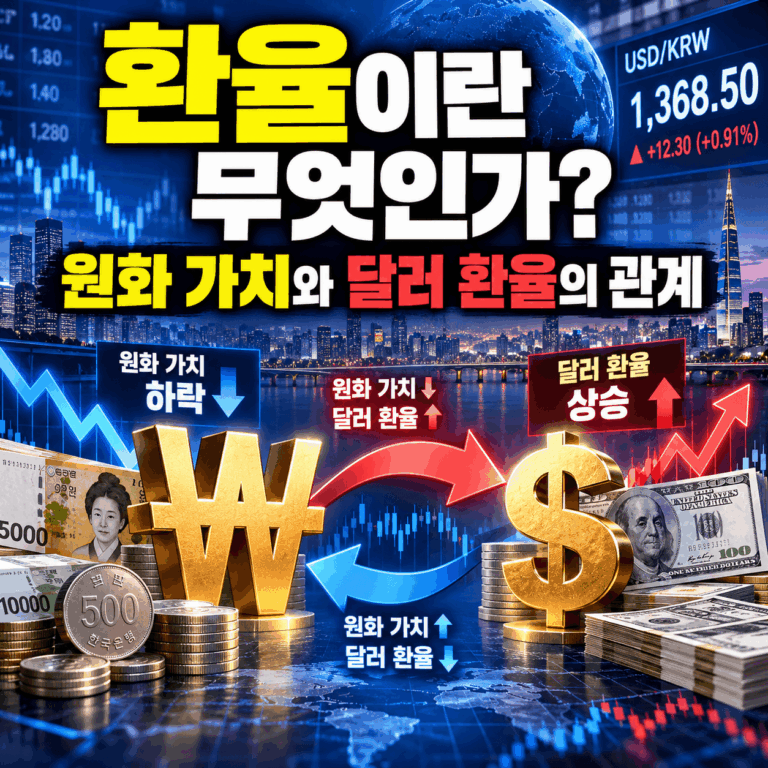 환율과 원화·달러 가치의 관계 (1)
